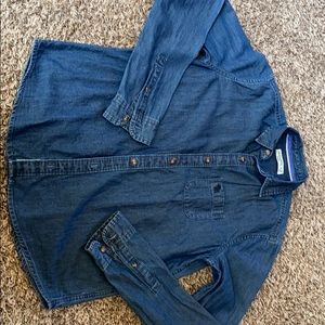 Long sleeve denim shirt